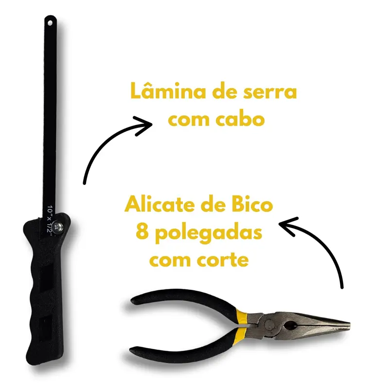 Kit de Ferramentas Completo com Jogo de Chaves Catraca - imagem 5