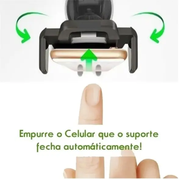 Suporte Celular Gps Carro Veicular - Trava Automática Ajustável - imagem 2
